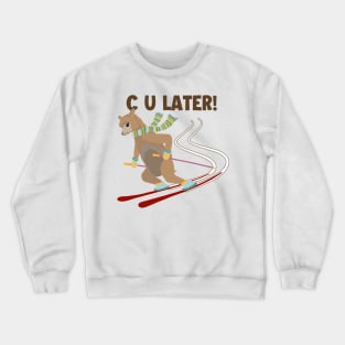 C U Later Vicuna Guanaco Llama Breeder Alpaca Crewneck Sweatshirt